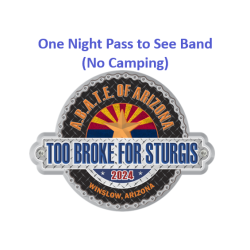 TBFS 2024 One Night Pass to See Band (No Camping)
